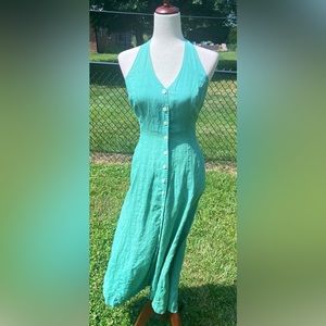 100% Linen with 100% Cotton lining Dress - Size 6 TWEEDS